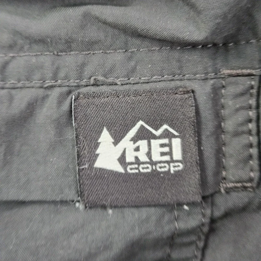 REI Co-Op Men Activewear Pants 32W X 32L Gray Convertible Cargo Button 30